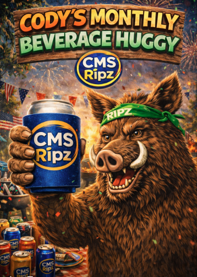 Cody's monthly beverage huggy!